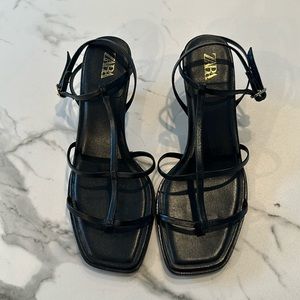 Zara low heel sandal